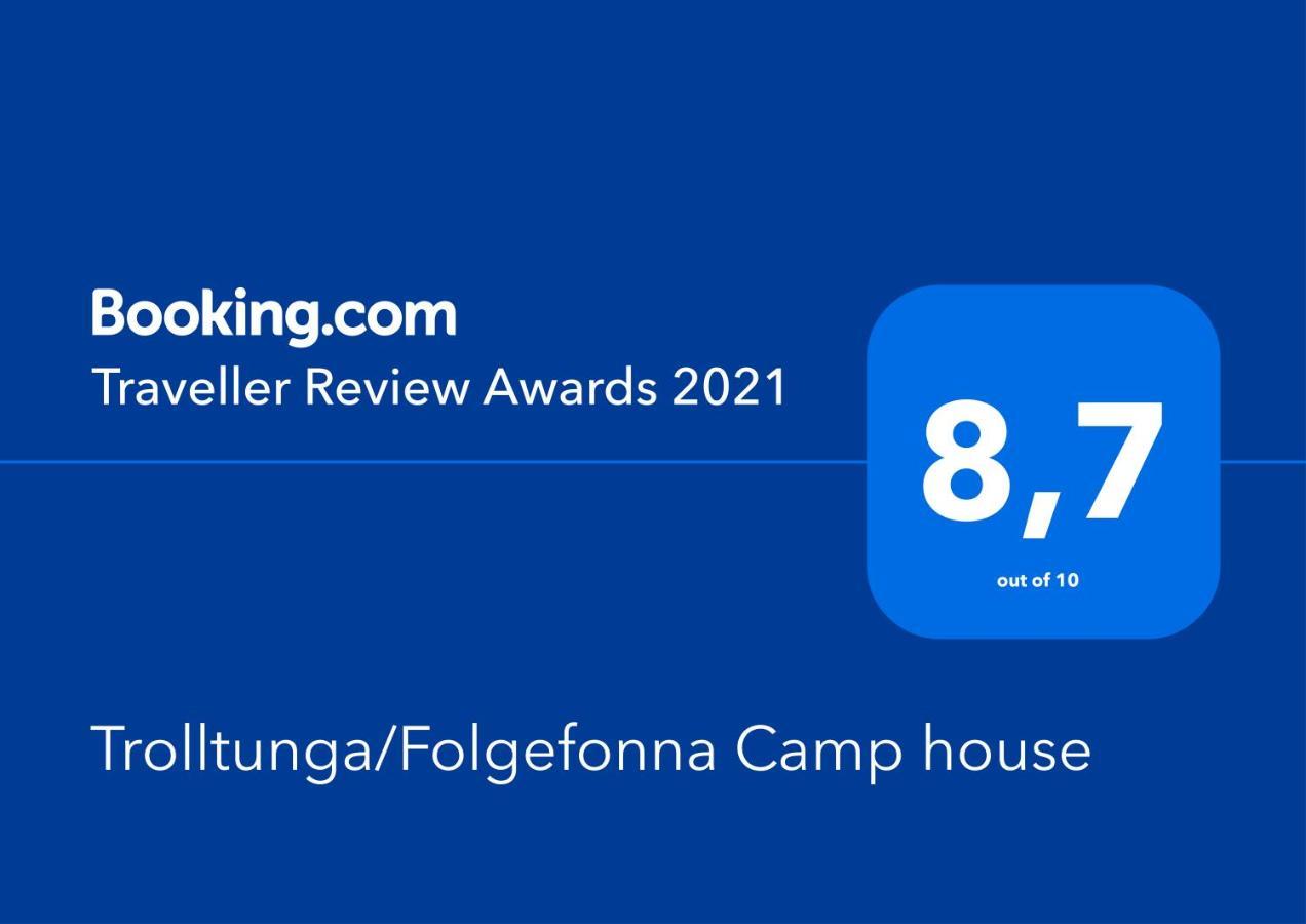 Villa Trolltunga/Folgefonna Camp House Jondal Esterno foto